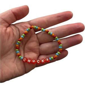 Horror Chucky Inspired Beaded Bracelet